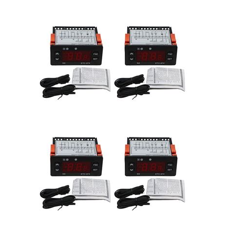 4X ETC 974 Digital Temperature Controller Microcomputer Thermostats