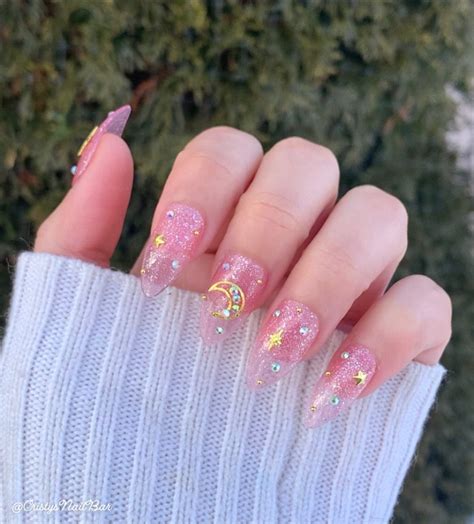 Kawaii Press On Nails Pink Jelly Nails Pink Nails Pink Etsy