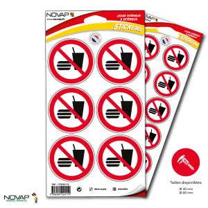 Pictogrammes D Interdiction Stickers Novap