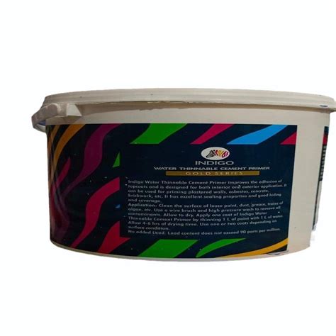 Indigo Water Thinnable Cement Primer Gold Series Paint 4 Ltr At Rs 170