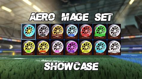 Rocket League AERO MAGE SET Showcase YouTube