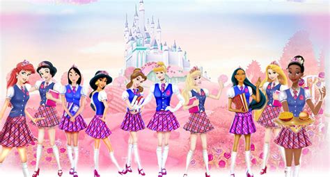 Disney Princesses at Princess Charm School by Lady--knight on DeviantArt