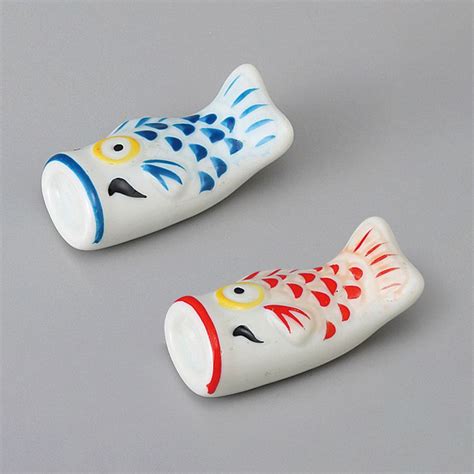 Repose Baguettes Japonais En C Ramique Poisson Carpe Koi Couleur Au Choix