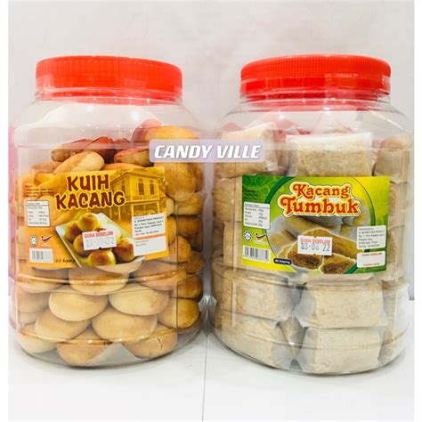 Kuih Kacang 80 Pcs Kacang Tumbuk 60 Pcs Shopee Malaysia