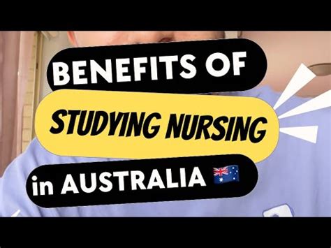 Why Should I Study Nursing In Australia Youtube