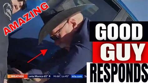 Graphic Content Good Samaritan Helps Police Officer In Trouble” Youtube