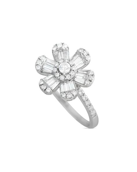 Buy Diamond Select Cuts K Ct Tw Diamond Flower Ring Nocolor