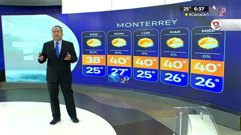 Pronóstico Del Tiempo Para Monterrey 31 De Mayo De 2024 Telediario México