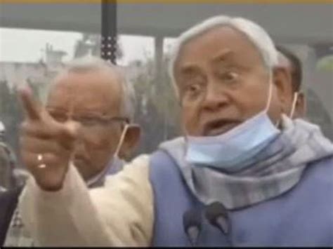 ‘who Are You Supporting Nitish Kumar Loses Cool At Reporters Over