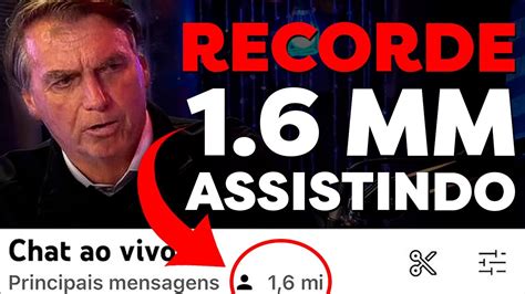 Bolsonaro Supera Recorde De Lula No Flow 16 MilhÃo De VisualizaÇÕes