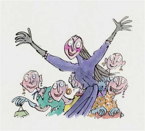 ‪roald Dahl Characters Illustrated By Quentin Blake His Illustrations Always Seem Casually