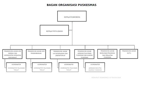 Struktur Organisasi Puskesmas Sukarame