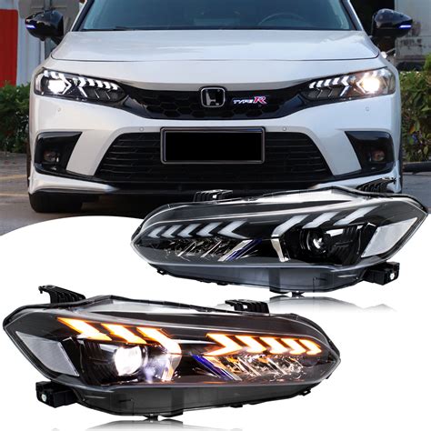 Led Sequential Headlights For Honda Civic Animation