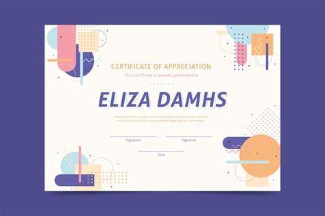 Concepto De Plantilla De Diploma Vector Gratis