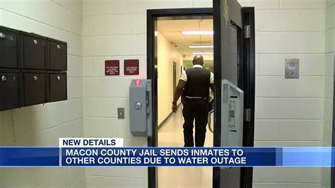 Macon County Jail Inmates To Be Moved Due To Water Outage Youtube