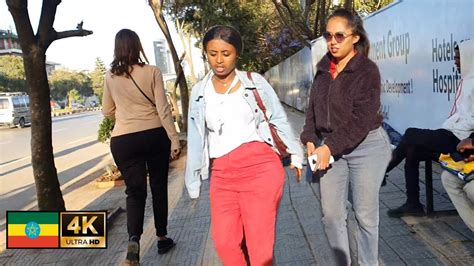 Beautiful Girls On Street Of Addis Ababa Ethiopia S E Addis