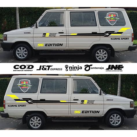 Jual Stiker Mobil Kijang Super Stiker Body Kijang Super Stiker Kijang