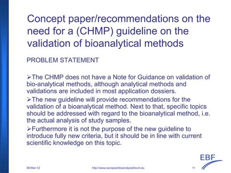 The Ema Bioanalytical Method Validation Guideline Process History Discussions And Evaluation