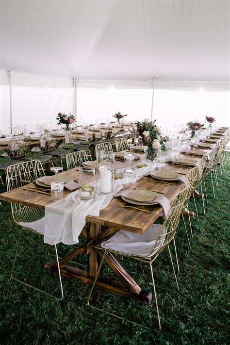 Farmhouse Style Dining Table Elderberry Event Hire