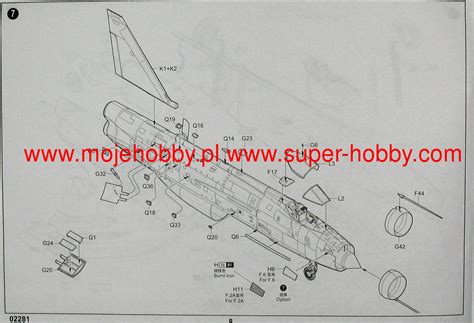 English Electric Bac Lightning F A F Model Do Sklejania Trumpeter