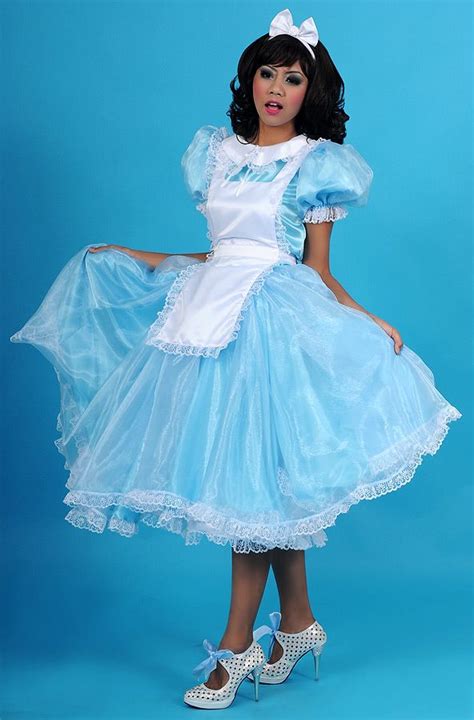 Alice In Wonderland Long Sissy Dress Matching Dresses Cute Dresses