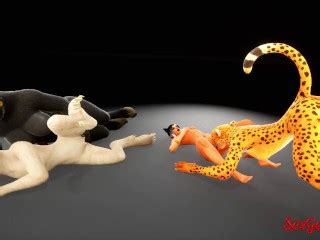 Furry Friends Have An Interracial Orgy In Wild Life Sex Pornhub