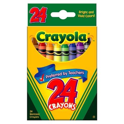 Crayola Crayons Box, 24 Count (Pack Of 6) - Walmart.com - Walmart.com