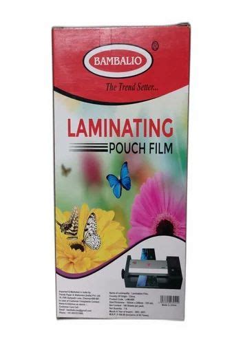 Laminating Pouch Film Packaging Size Sheets Per Pack Mmx Mm