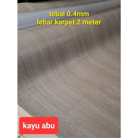 Jual Karpet Lantai Vinyl Meteran Impor Kilap Jaring Lebar Cm X