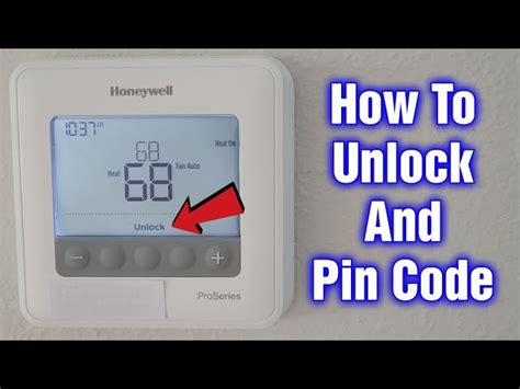 Honeywell Home Pro Series Thermostat Unlock file [latest version] 2023 ...