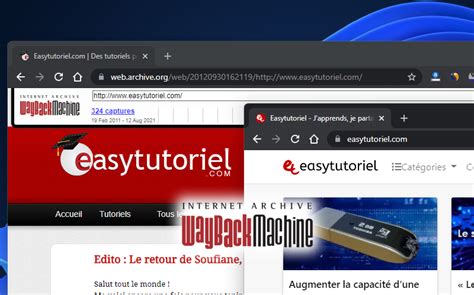 Comment Retrouver L Ancienne Version D Un Site Web EasyTutoriel