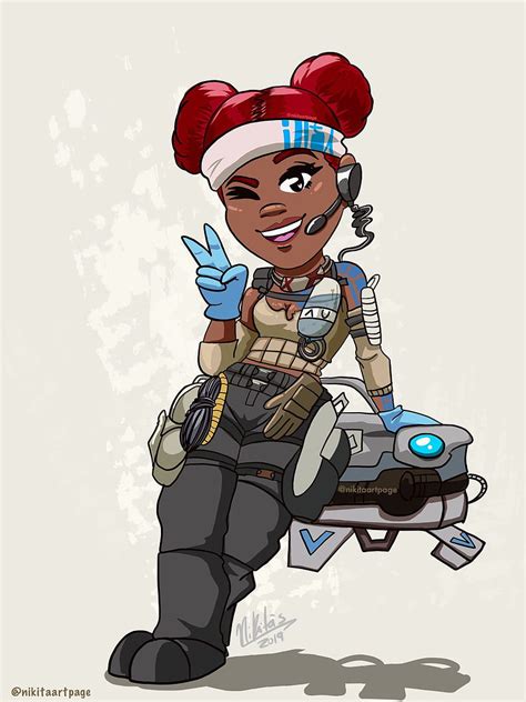 Lifeline Apex Legends Cute Drawing Art Hd Phone Wallpaper Pxfuel