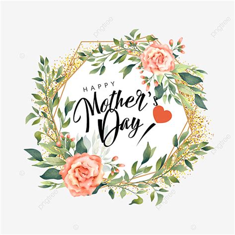 Mothers Day Floral Hd Transparent Round Mothers Day Floral Border