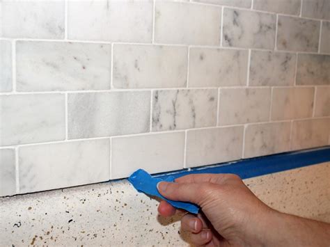 How To Install A Marble Tile Backsplash Hgtv