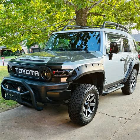 Titanium Metallic Color Matching Big Bold Lettering On Toyota Fj