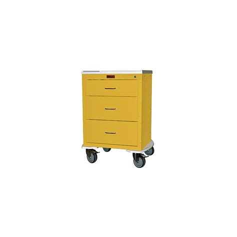 Three Drawer Mini24 Infection Control Cart Savelives