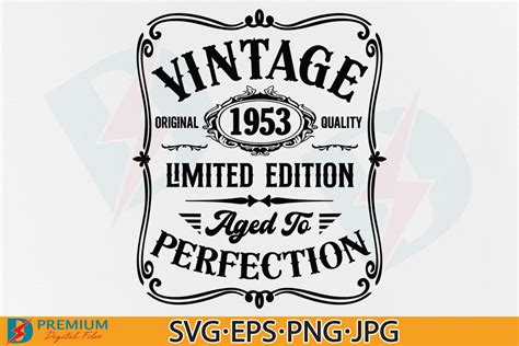 Th Birthday Vintage Svg Design Year Graphic By Premium Digital