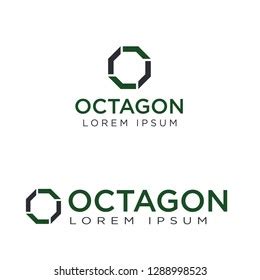 Octagon Logo Design Stock Vector (Royalty Free) 1288998523 | Shutterstock