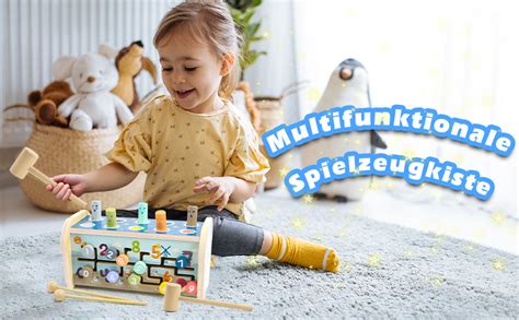 Nuheby Montessori Spielzeug Ab Jahr M Dchen Junge Motorikspielzeug