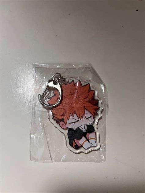 Cute Shoyo Hinata Haikyuu Acrylic Keychain Hobbies Toys Memorabilia