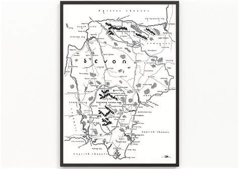 DEVON County Map Print County Map Minimalist Map Art - Etsy UK