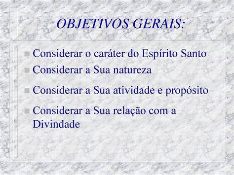 A Personalidade Do Esp Rito Santo A Vinda Do Consolador Ppt Carregar