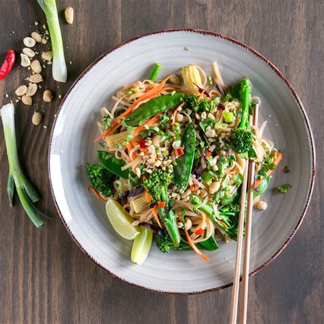 The Easiest Vegan Pad Thai The Petite Cook