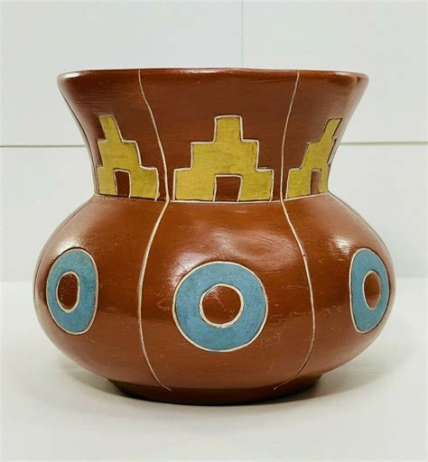 Vintage Pueblo Indian Native American Hopi Southwestern Tribe Design