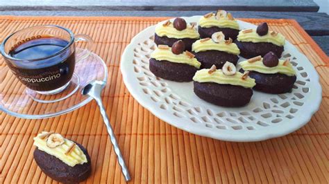 Recette financiers noisette chocolat et son crémeux vanille Saveurs