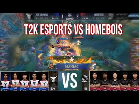 Mlbb T K Esports Vs Homebois Third Match Msc Wild Card Msc Mlbb