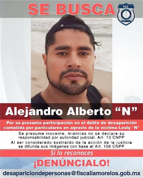 Legend on Twitter Se busca a Alejandro Alberto Martínez Triana