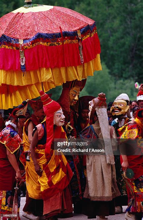 Masked Monk Representing Padmasambhava A Reknown Indian Sage In A