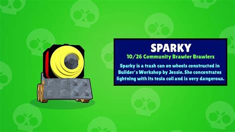 Sparky In Brawl Stars Brawl Stars Sparky Gameplay Sparky In Brawl