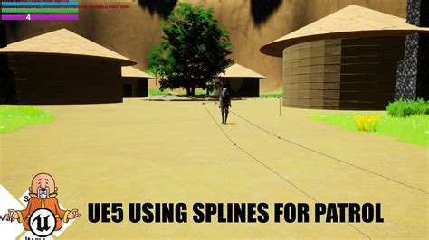 Using Splines For Patrol Camera Movement Unreal Engine 5 Tutorial